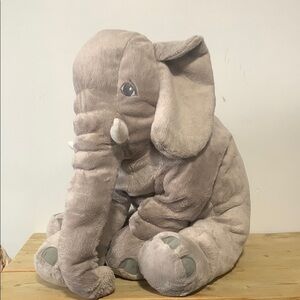 Gray Elephant Plush Toy
